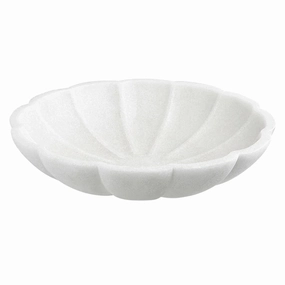 Ivory Ricestone Petal Bowl home display ornament