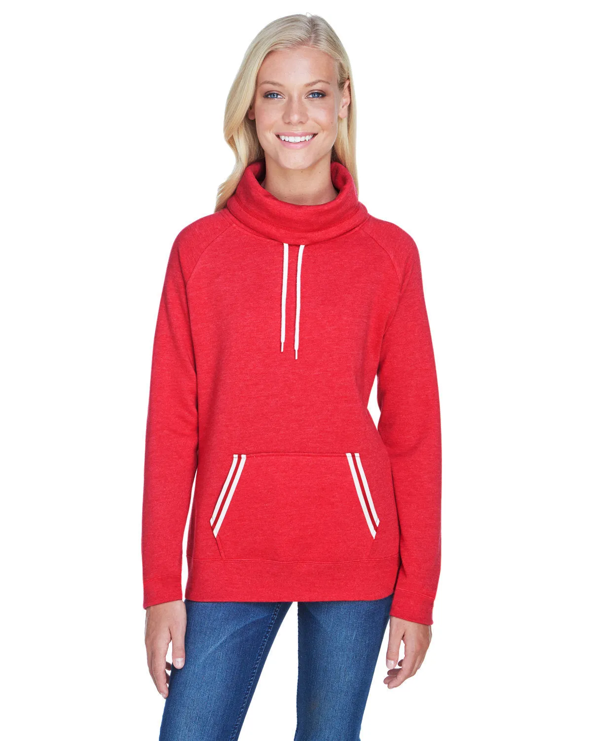 J America JA8653 Damen Relay Cowl Neck