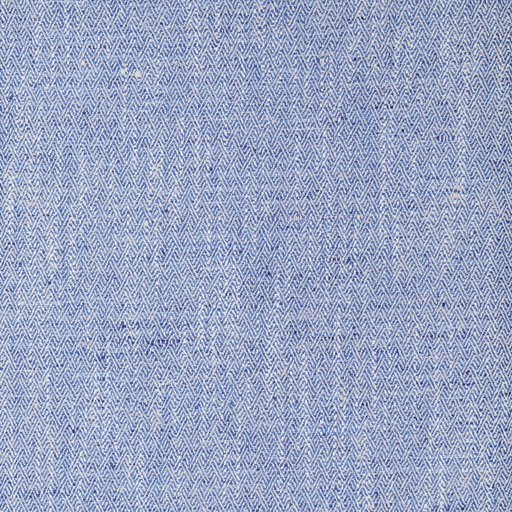 Jedburgh Textured Woven Fabric (By The Metre) Cobalt