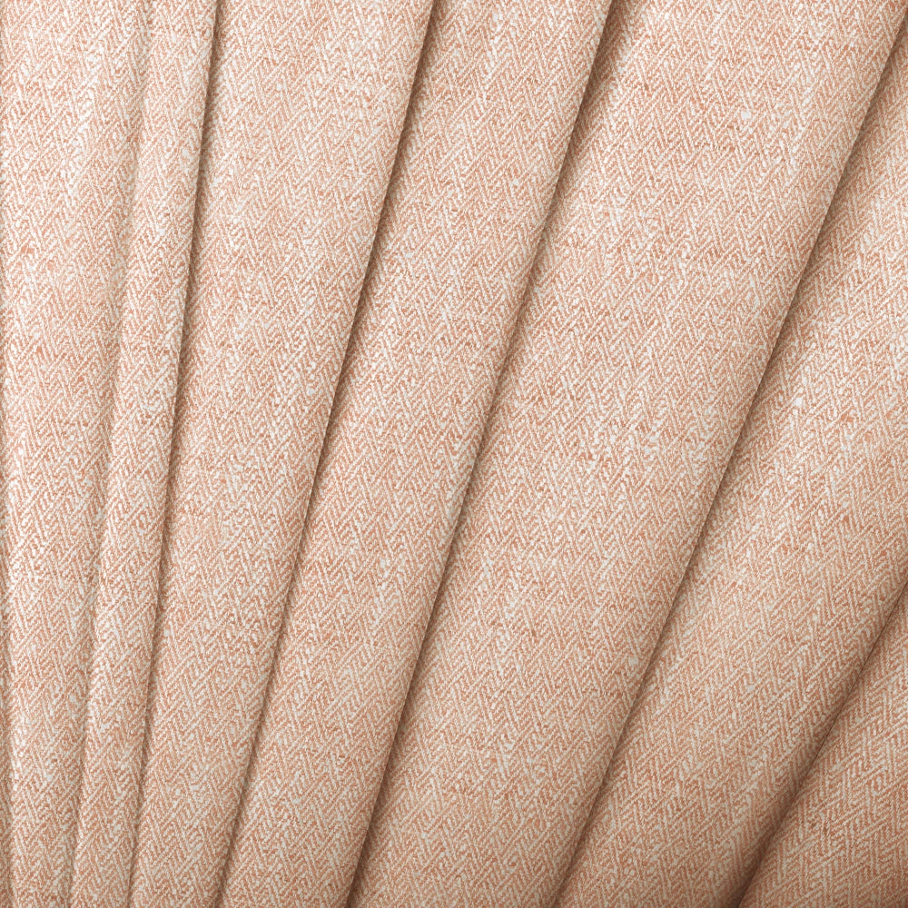 Jedburgh Textured Woven Fabric (By The Metre) Coral