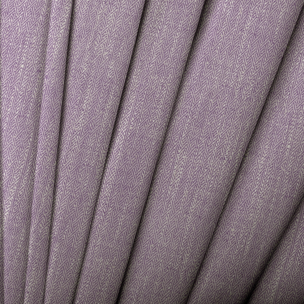 Jedburgh Textured Woven Fabric (By The Metre) Damson