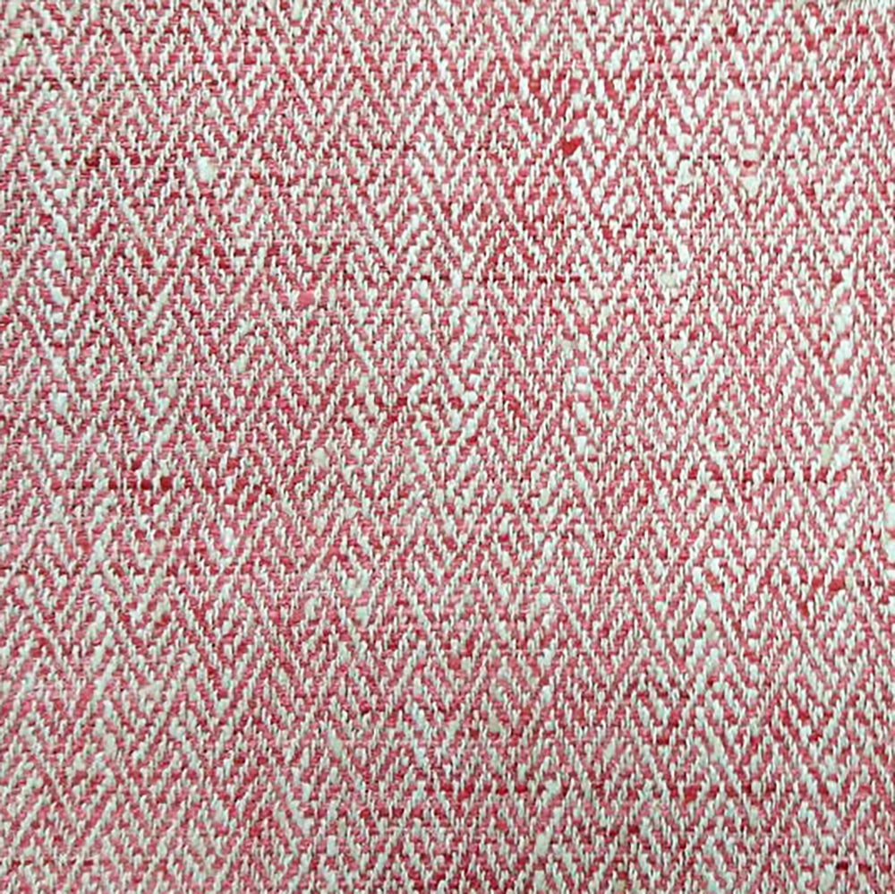 Jedburgh Textured Woven Fabric (By The Metre) Poppy elegant table cloth  