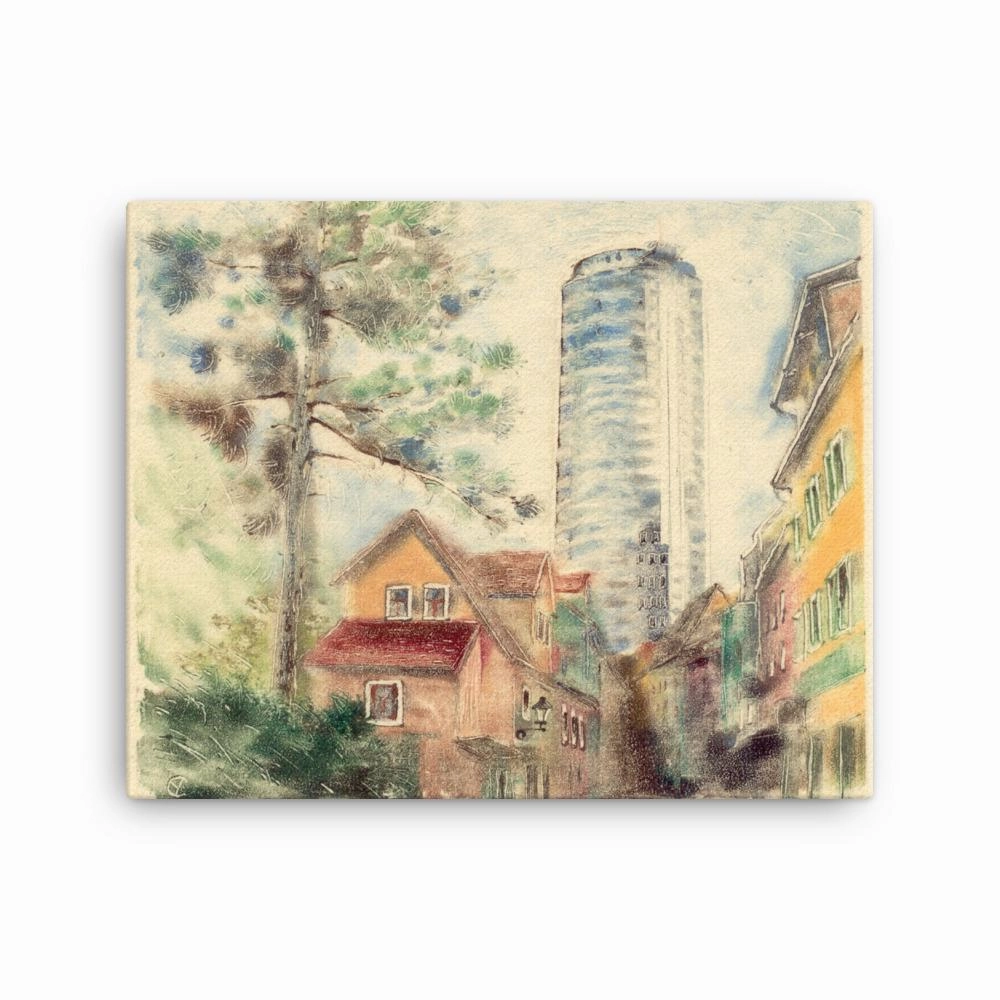 Jena Uniturm - Leinwand