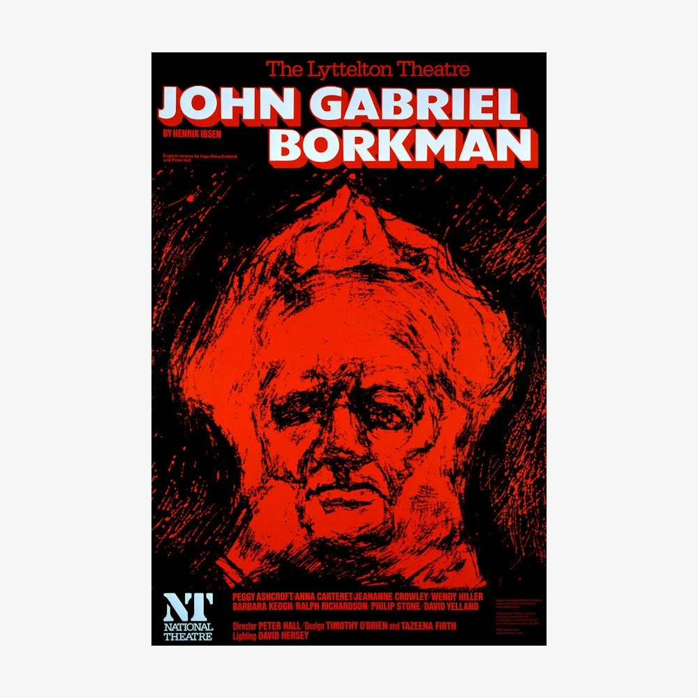 John Gabriel Borkman 1975 Print aesthetic poster wallpaper