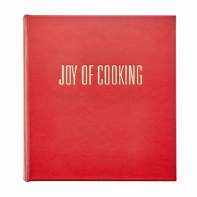 Joy of Cooking Bonded Leather Book- Can Be Personalized home display ornament