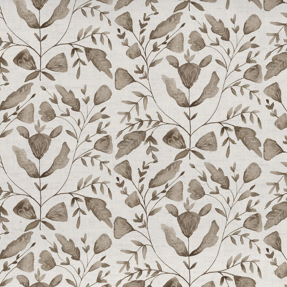Juna Printed Cotton Fabric (By The Metre) Stone elegant table cloth  