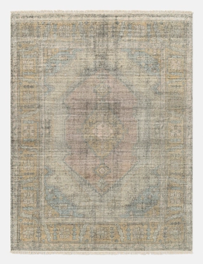 Kabir Hand-Knotted Wool-Blend Rug trendy fashion rug