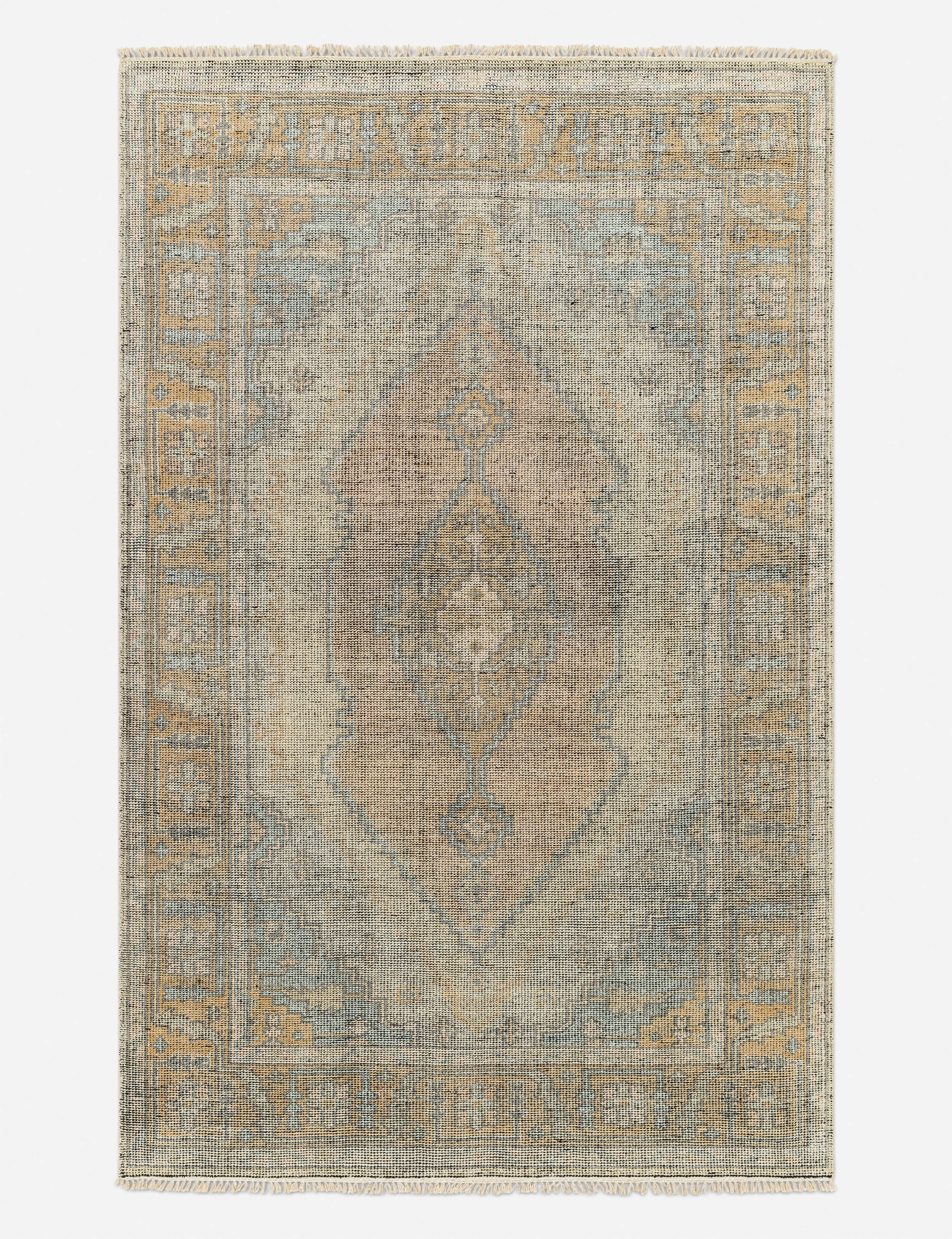 Kabir Hand-Knotted Wool-Blend Rug