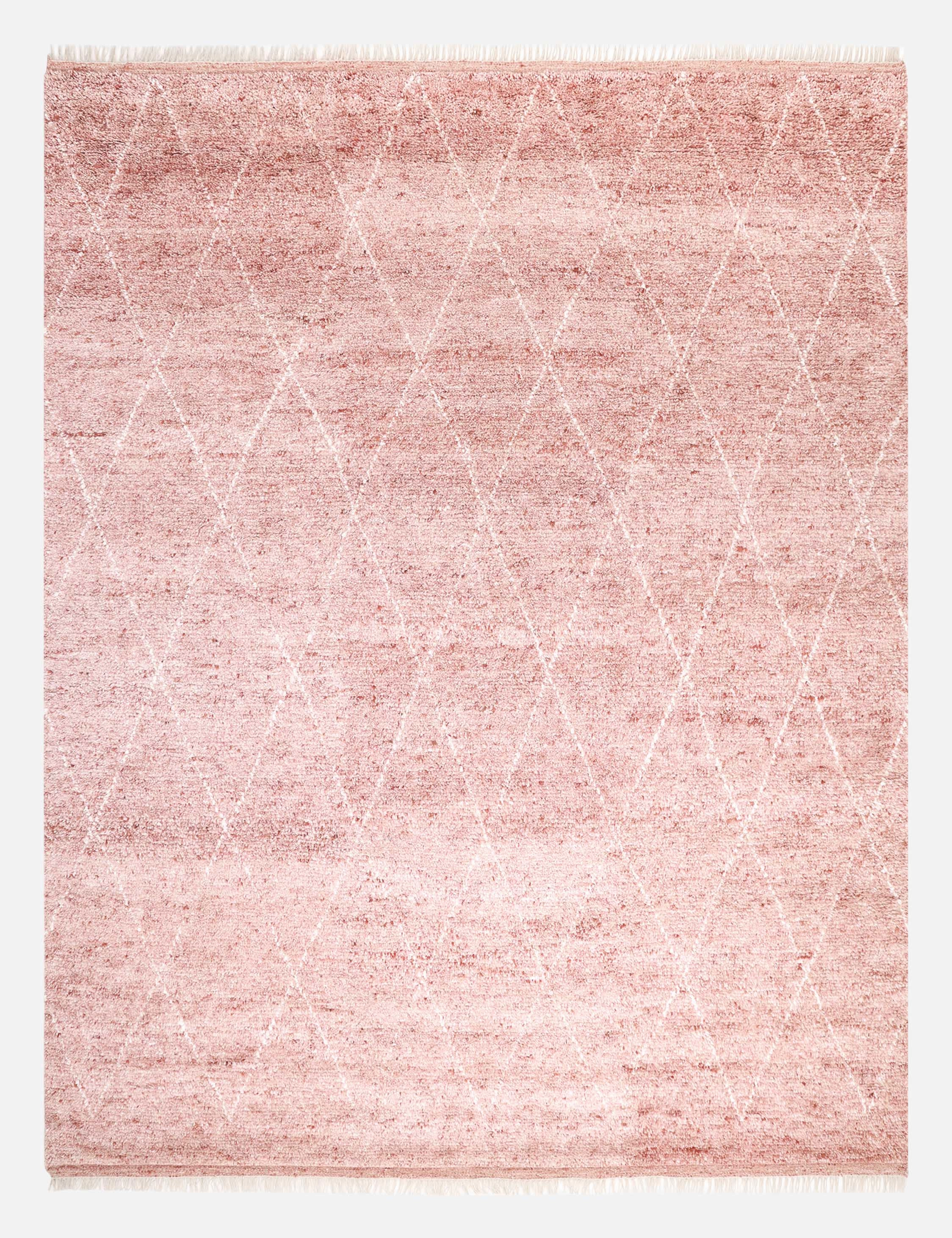 Kaeli Hand-Knotted Wool-Blend Moroccan Shag Rug trendy fashion rug