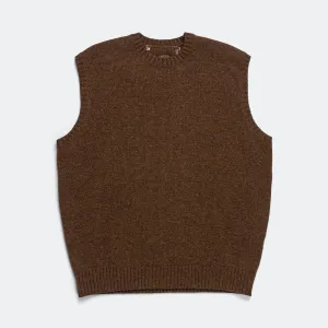 Kapital Clothing 5G Woll-BONE-Weste - Braun