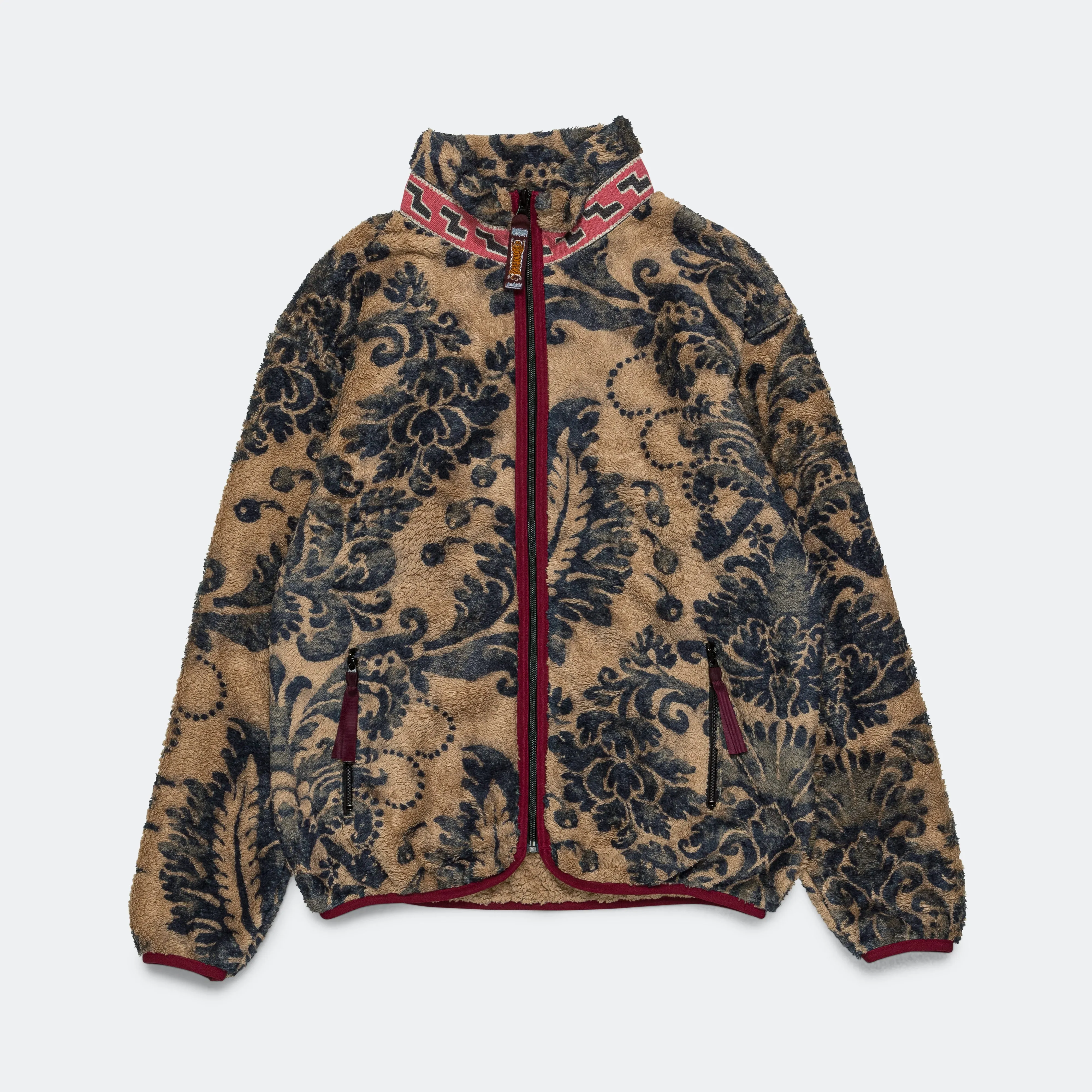 Kapital Clothing DAMASK Fleece ZIP Blouson (VirginMary) - Beige