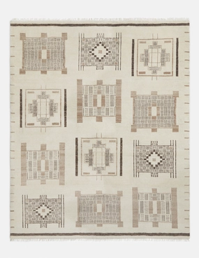 Karcal Hand-Knotted Wool Rug trendy fashion rug
