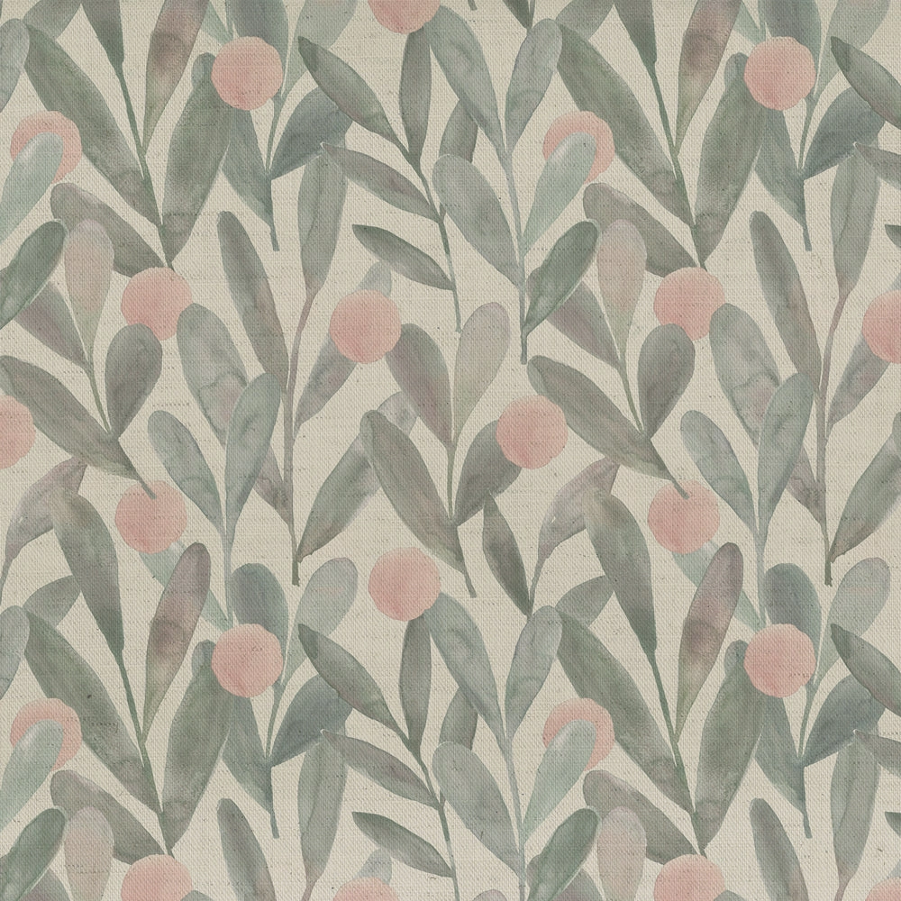 Katsura Printed Cotton Fabric (By The Metre) Granite elegant table cloth  