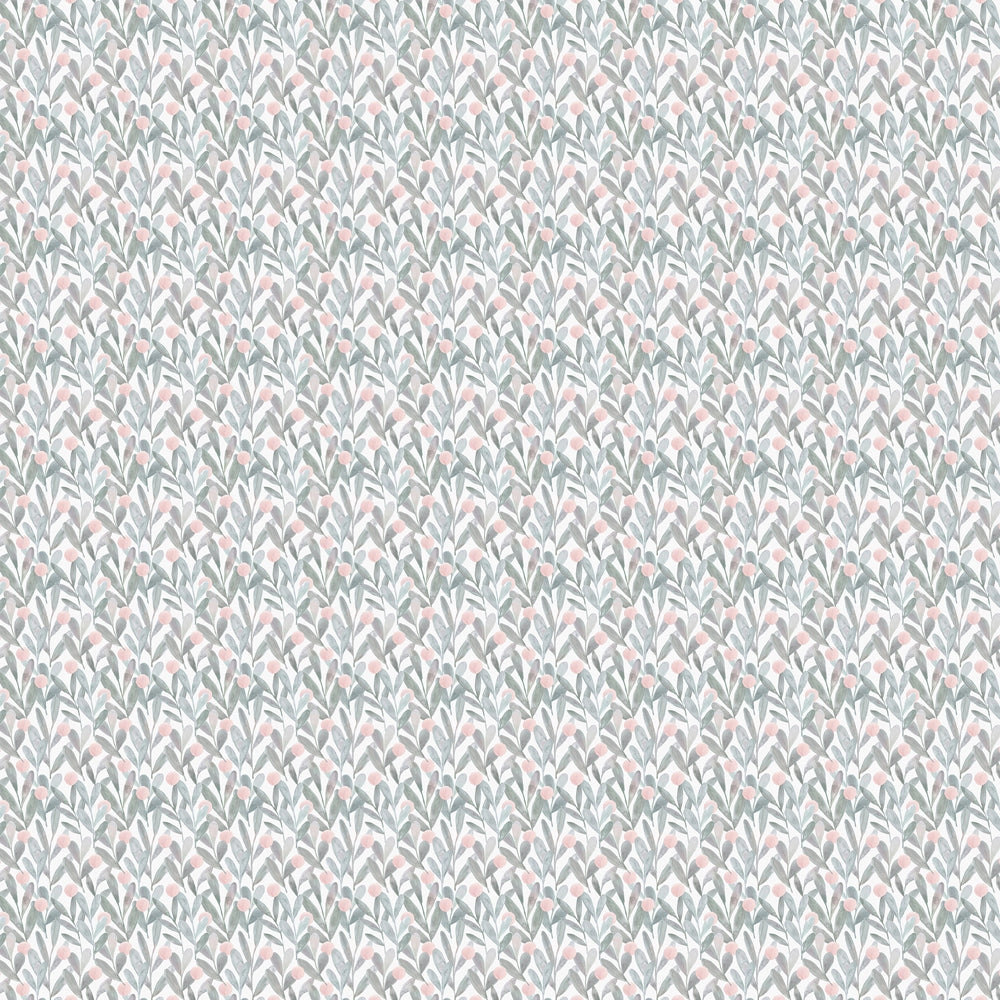 Katsura Printed Cotton Fabric (By The Metre) Granite
