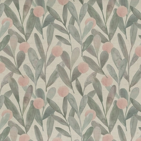 Katsura Printed Cotton Fabric (By The Metre) Granite elegant table cloth  