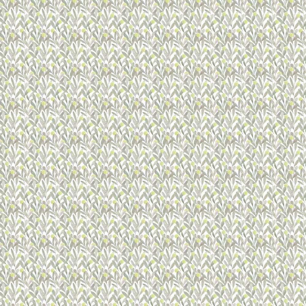 Katsura Printed Cotton Fabric (By The Metre) Sage