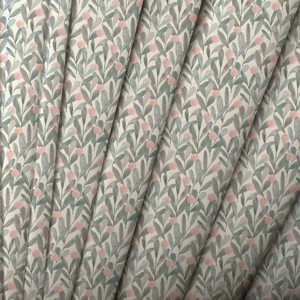 Katsura Printed Made to Measure Curtains Granite