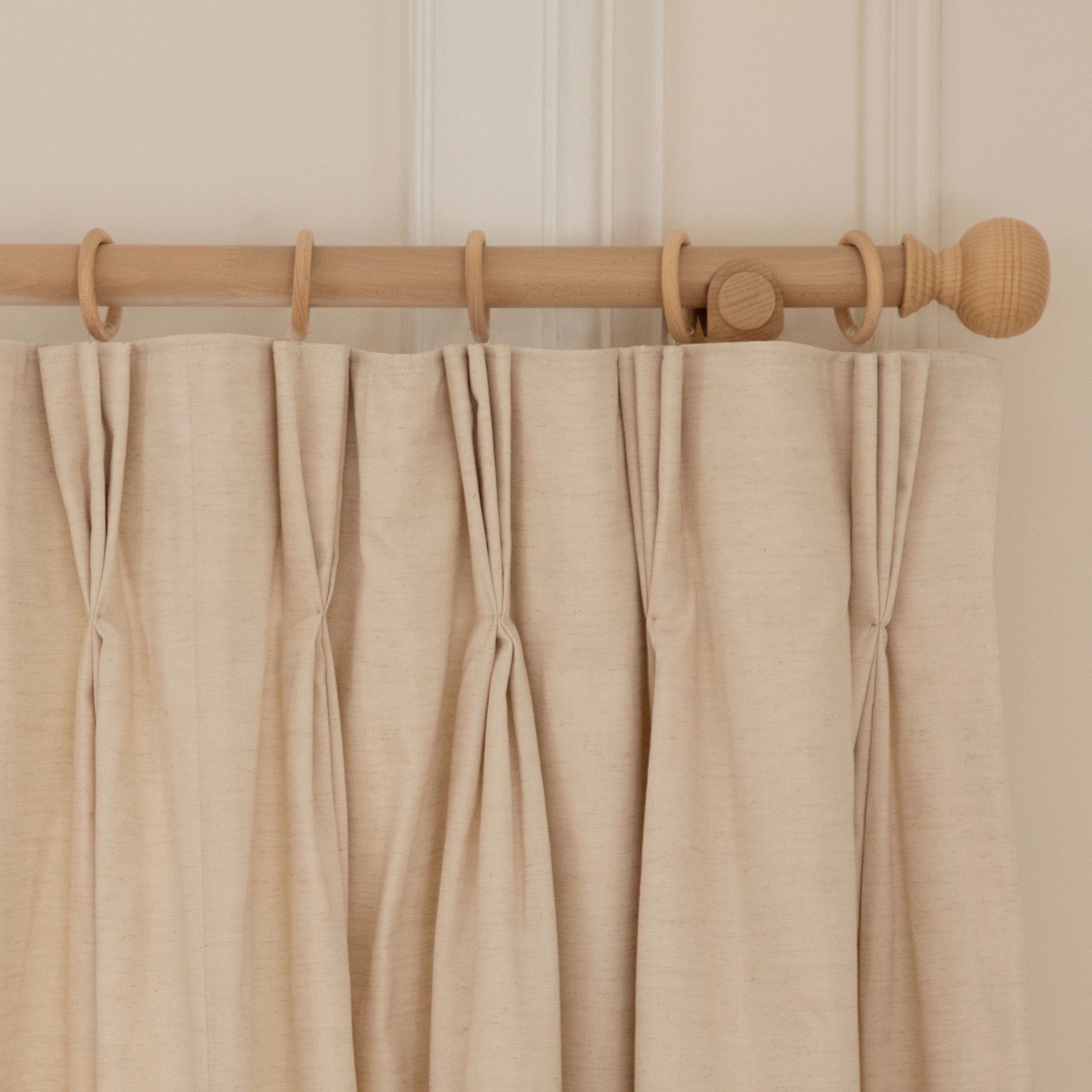 Katsura Printed Made to Measure Curtains Granite