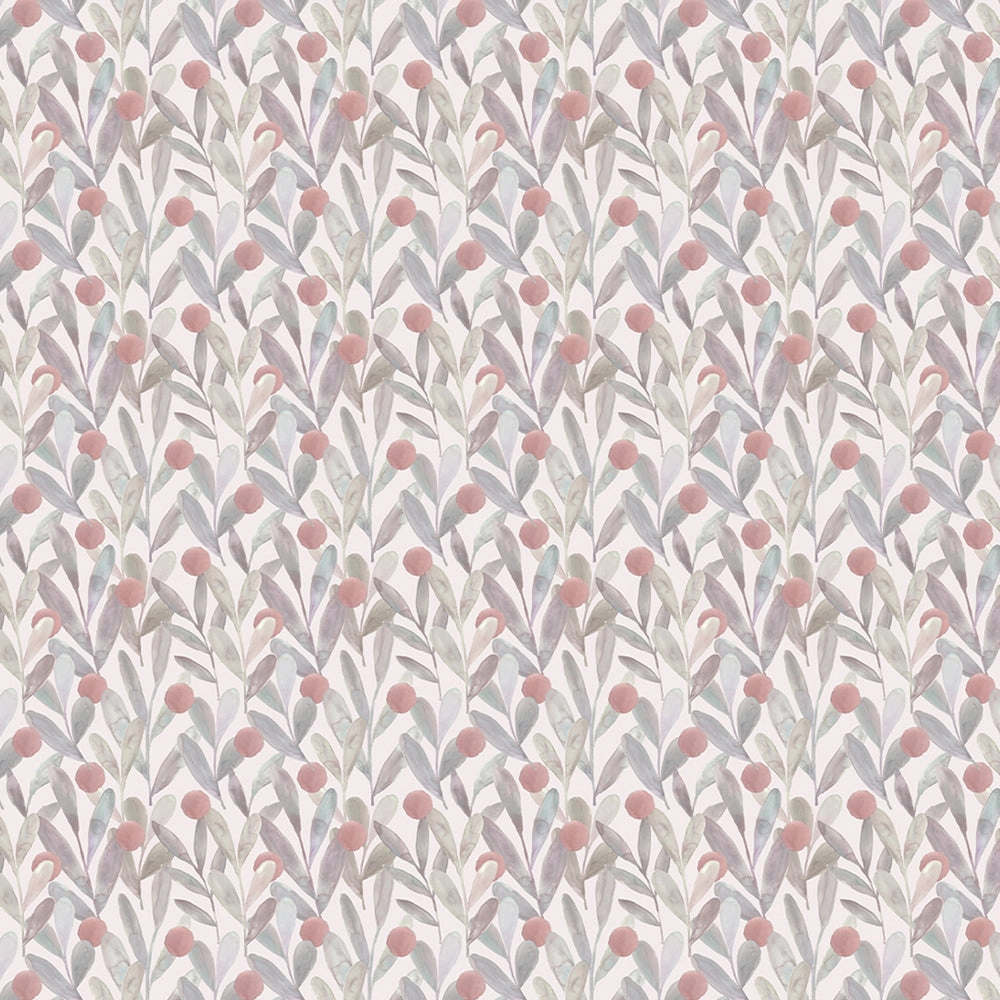 Katsura Printed Made to Measure Curtains Mulberry