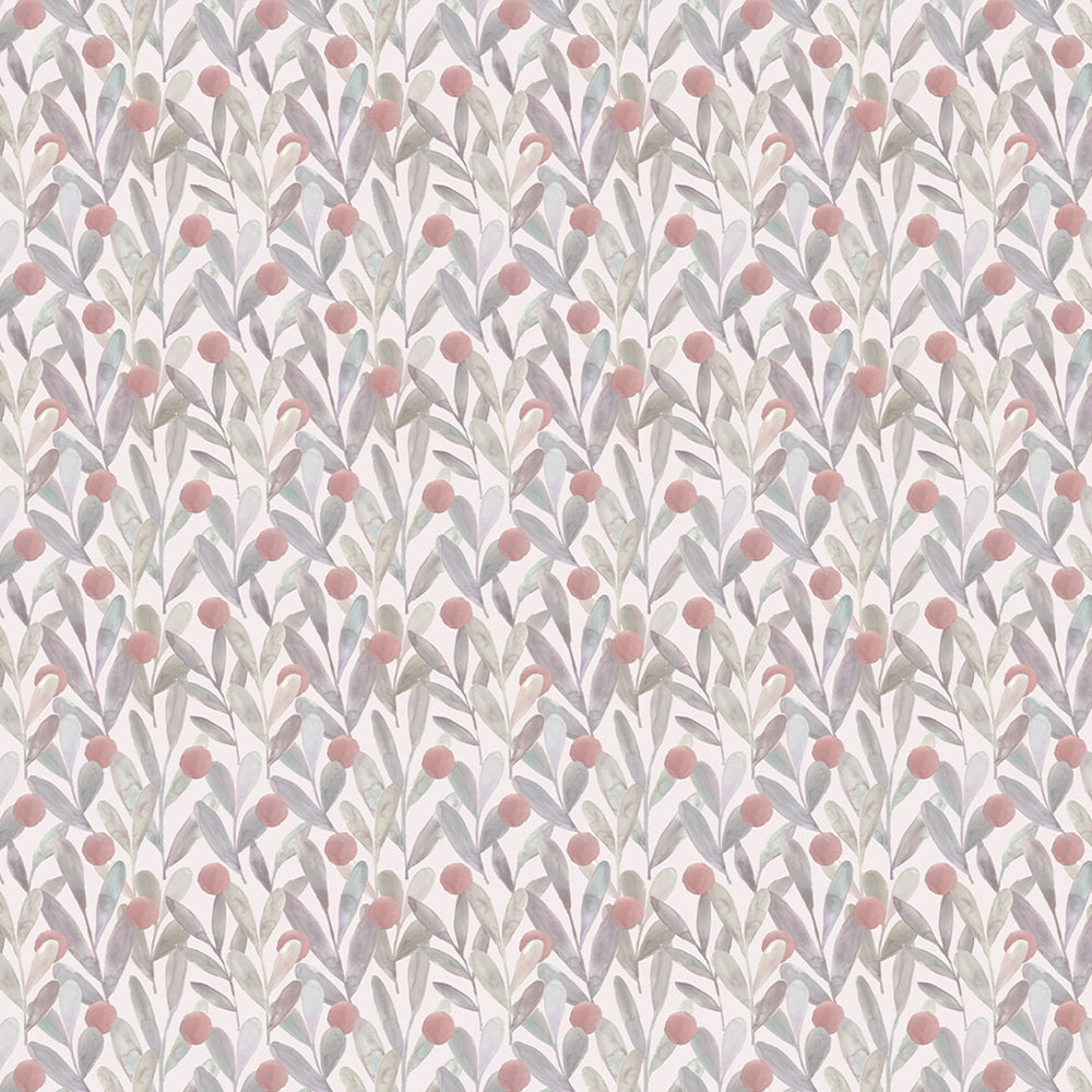Katsura Printed Made to Measure Curtains Mulberry