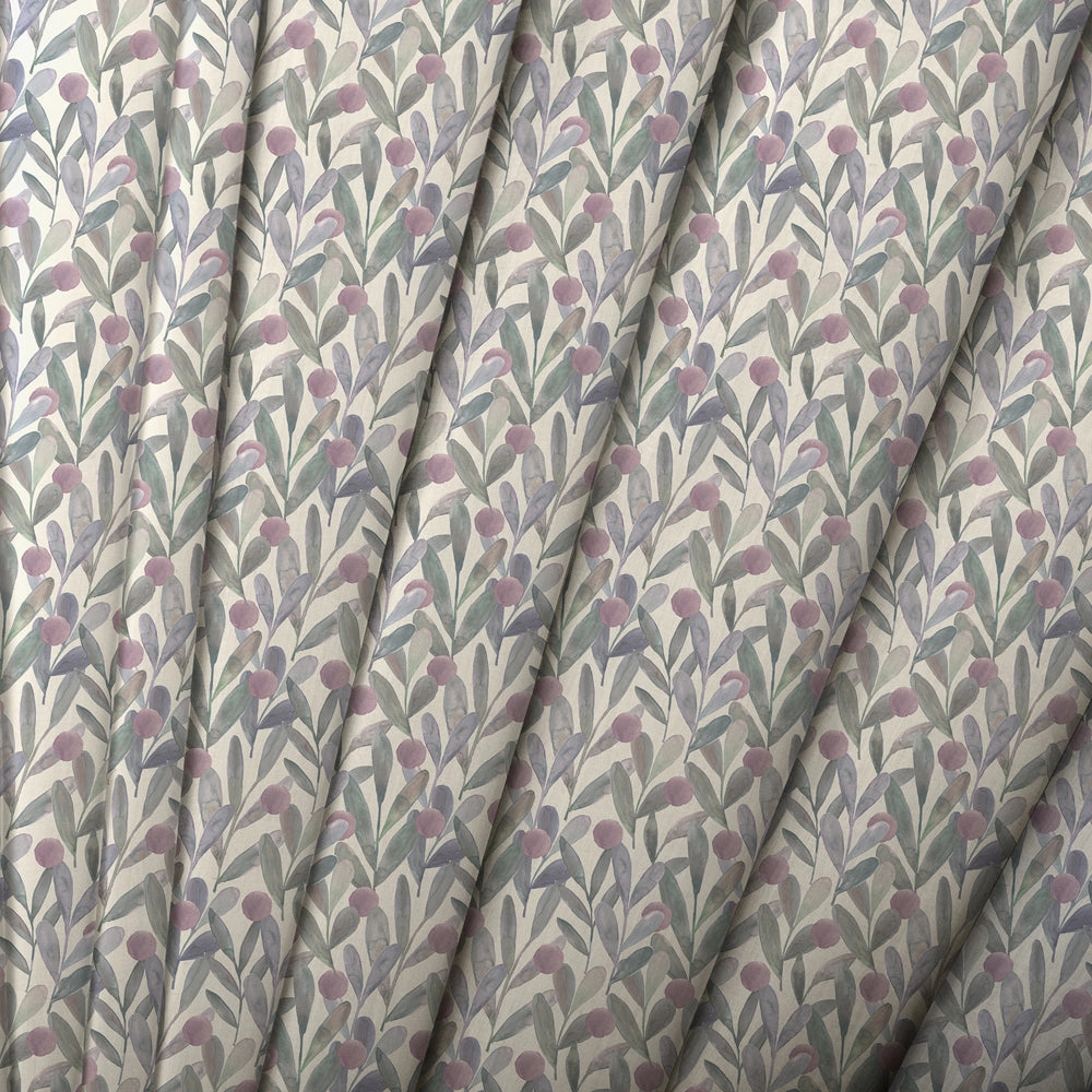 Katsura Printed Made to Measure Curtains Violet