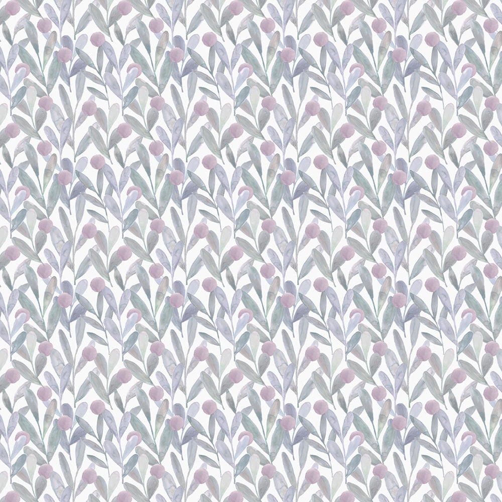 Katsura Printed Made to Measure Curtains Violet