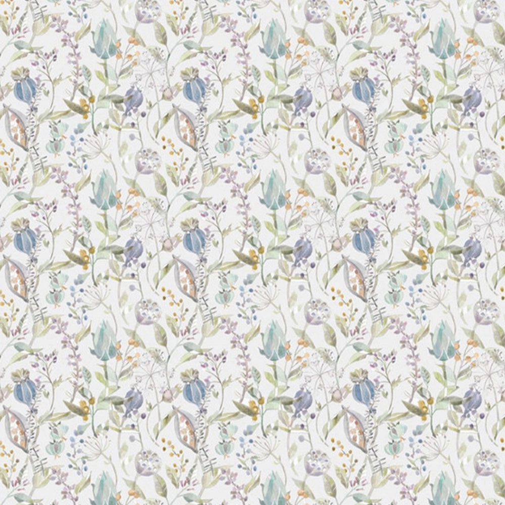Kelston Printed Cotton Fabric (By The Metre) Capri/Natural