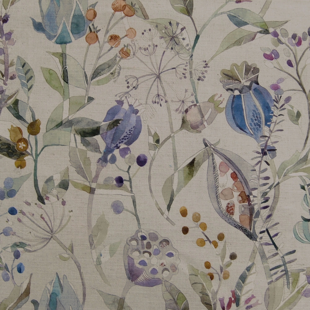 Kelston Printed Cotton Fabric (By The Metre) Capri/Natural elegant table cloth  