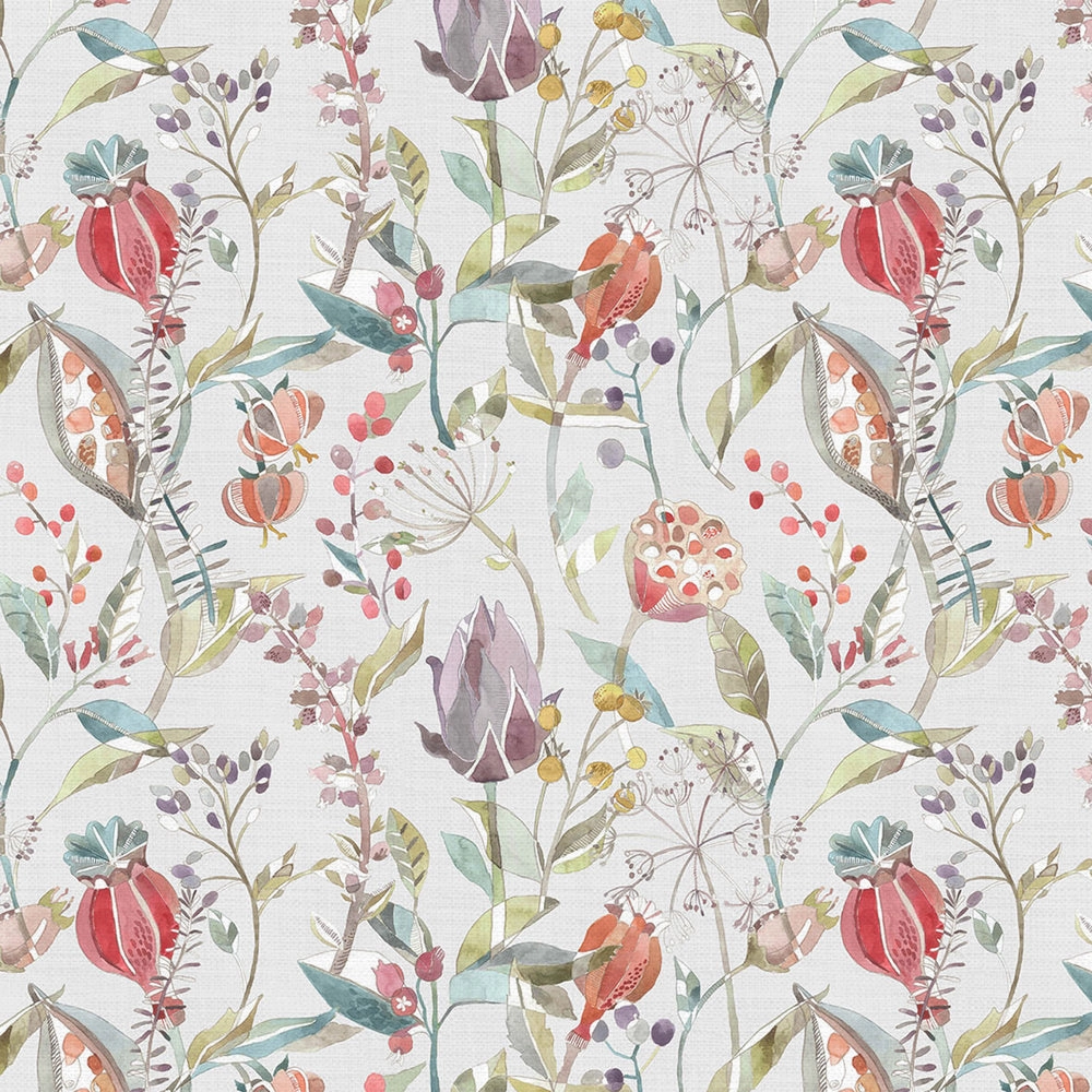 Kelston Printed Cotton Fabric (By The Metre) Cinnamon elegant table cloth  