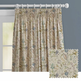 Kelston Printed Made to Measure Curtains Capri Linen patterned fashion rug  