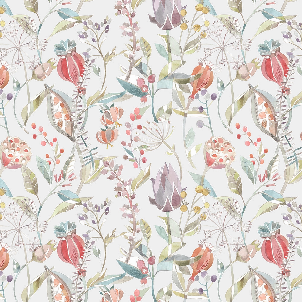 Kelston Printed Made to Measure Curtains Cinnamon Linen
