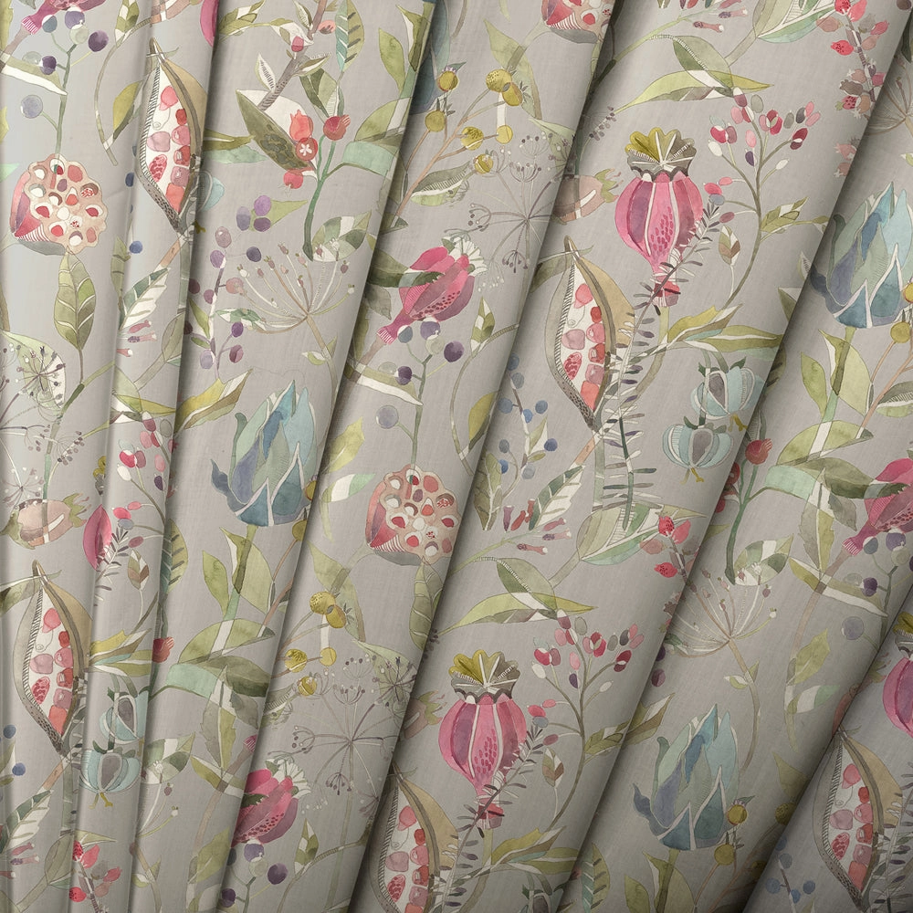 Kelston Printed Made to Measure Curtains Sorbet Linen