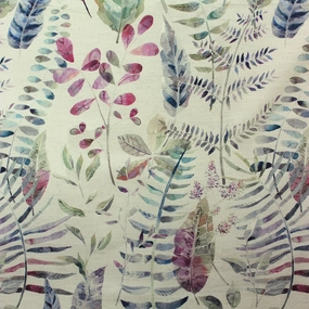 Kenton Printed Cotton Fabric (By The Metre) Loganberry elegant table cloth  