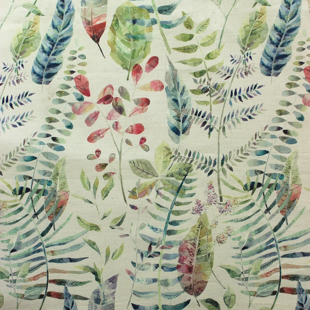 Kenton Printed Cotton Fabric (By The Metre) Pomegranate elegant table cloth  