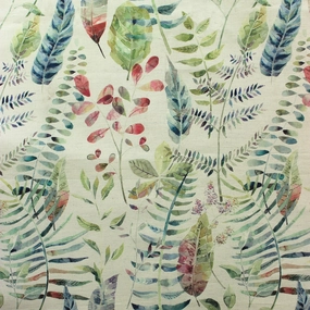 Kenton Printed Cotton Fabric (By The Metre) Pomegranate elegant table cloth  
