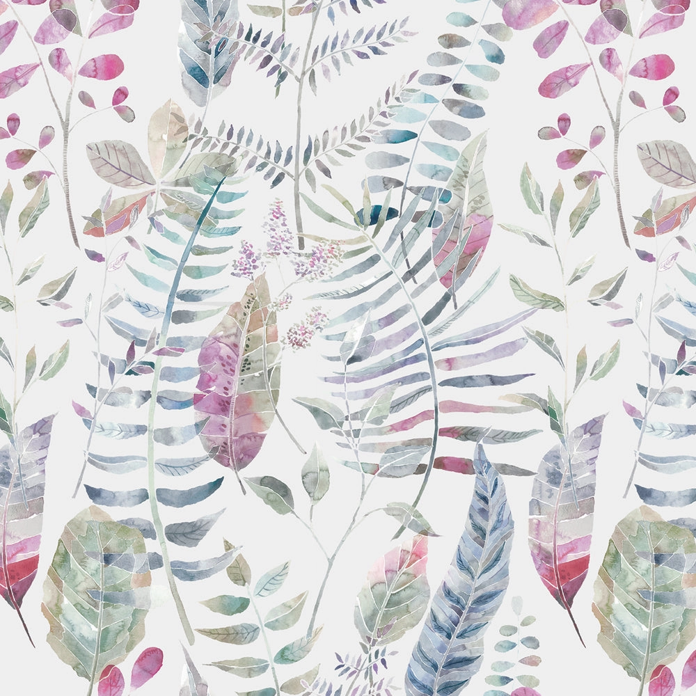 Kenton Printed Made to Measure Curtains Loganberry