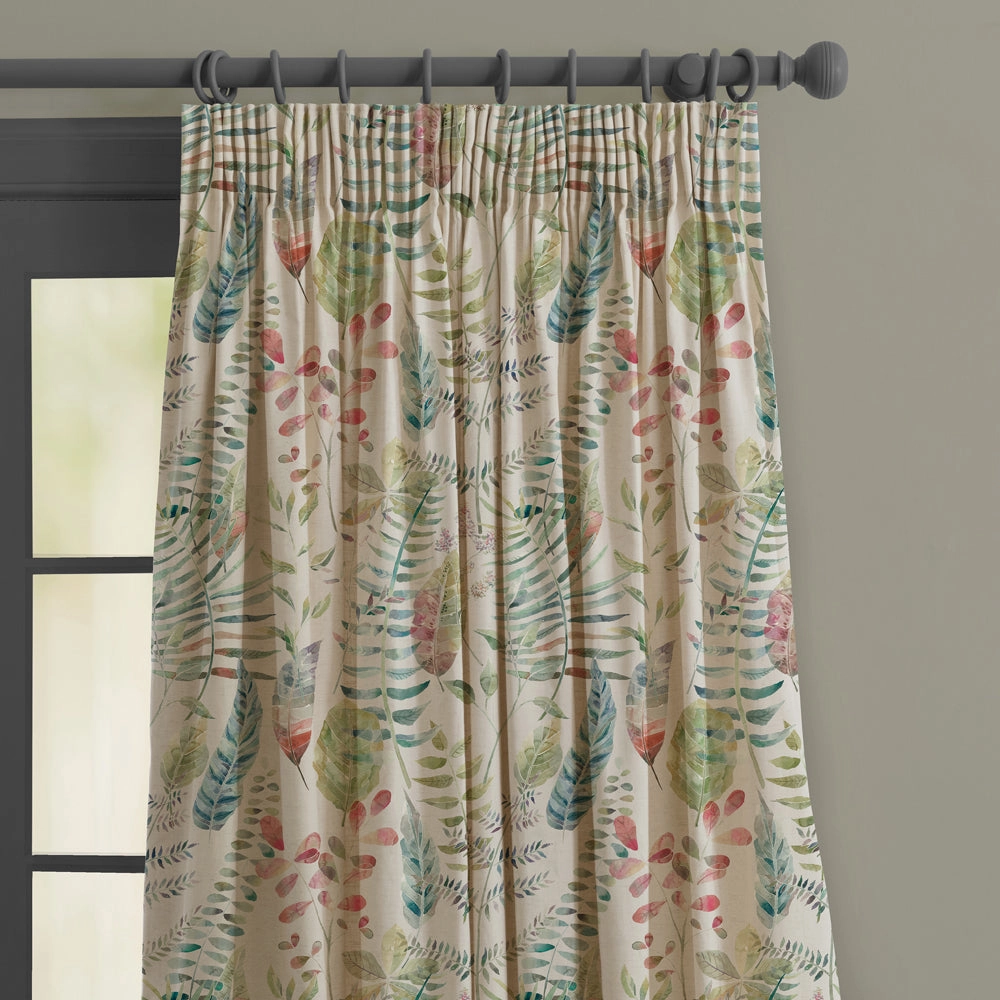 Kenton Printed Made to Measure Curtains Pomegranate