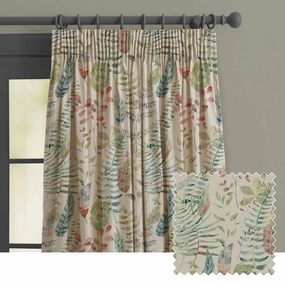 Kenton Printed Made to Measure Curtains Pomegranate patterned fashion rug  