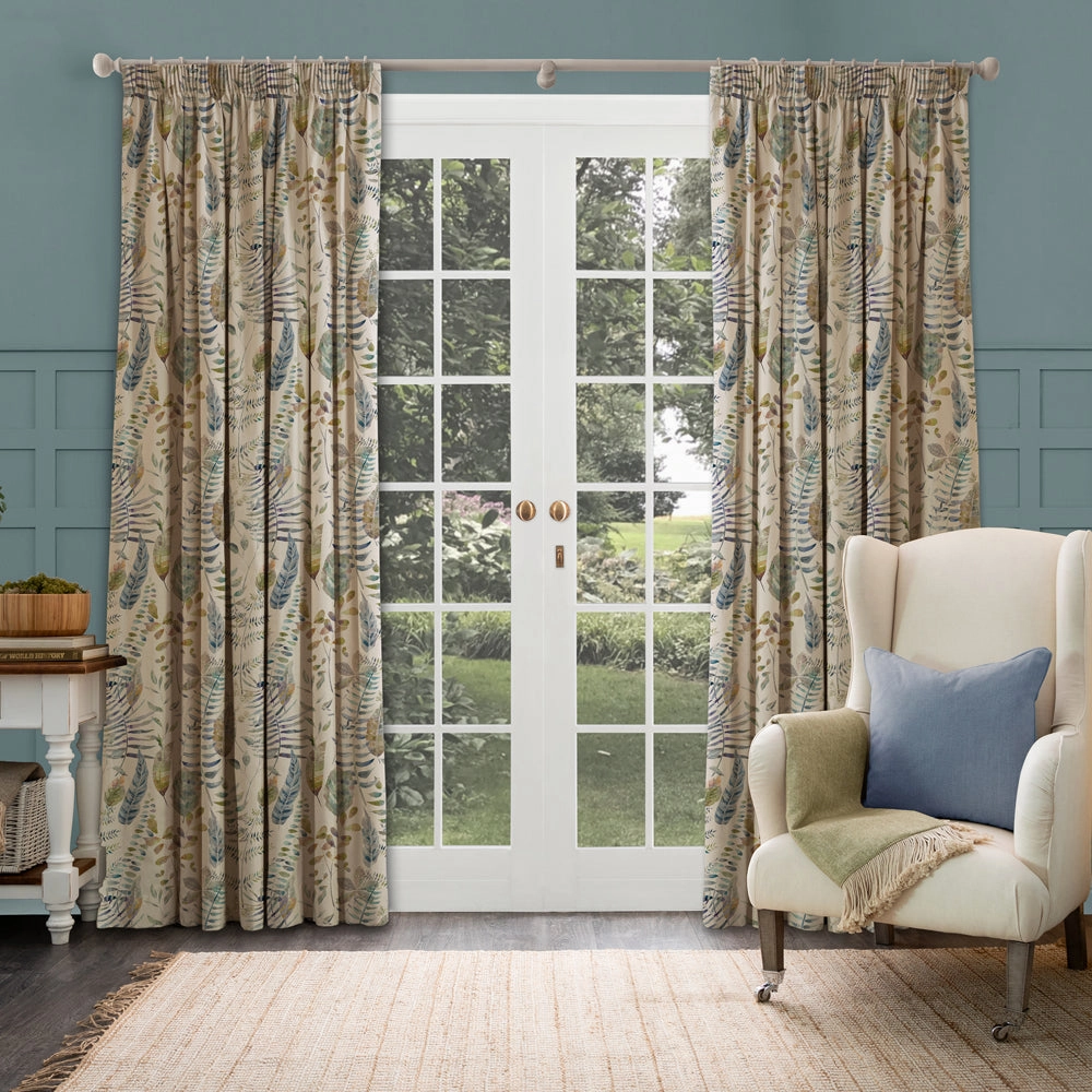 Kenton Printed Made to Measure Curtains Skylark