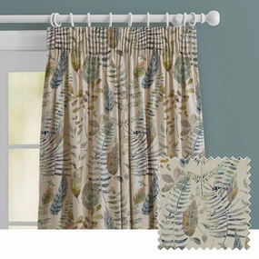 Kenton Printed Made to Measure Curtains Skylark patterned fashion rug  