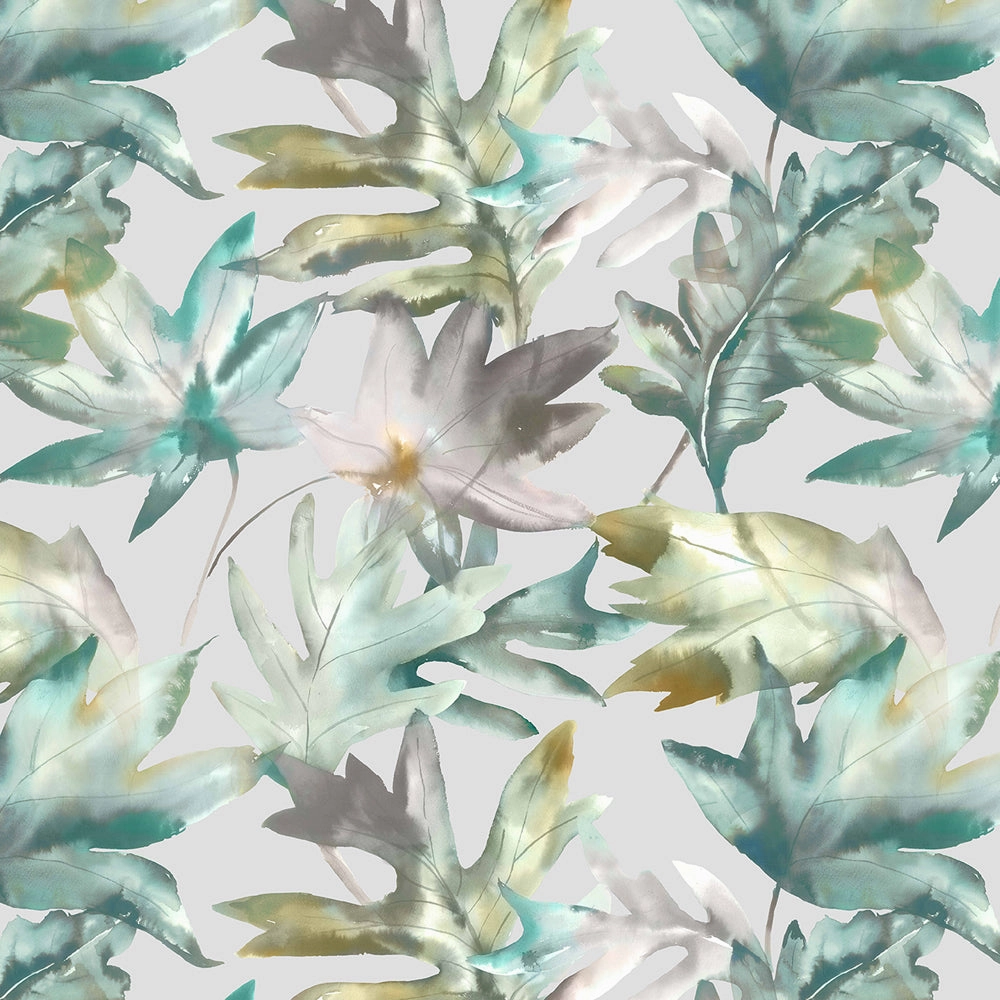 Kimino Printed Made to Measure Curtains Emerald