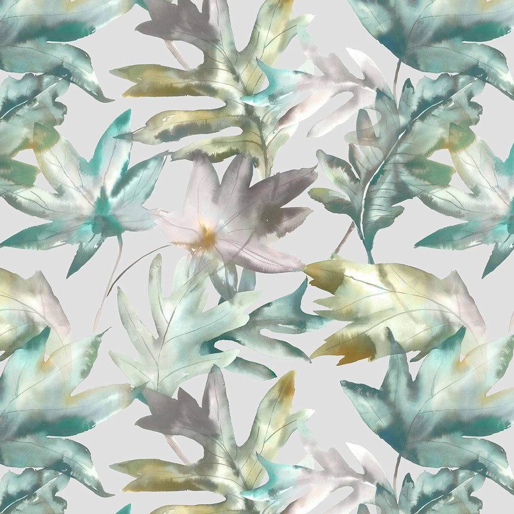 Kimino Printed Made to Measure Curtains Emerald