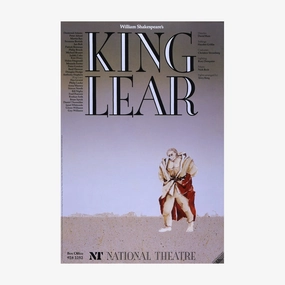 King Lear 1986 Print vintage woodcut wallpaper