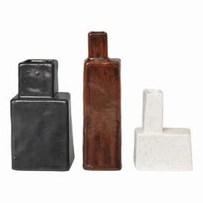 Koa Vases - Set of 3 modern art object