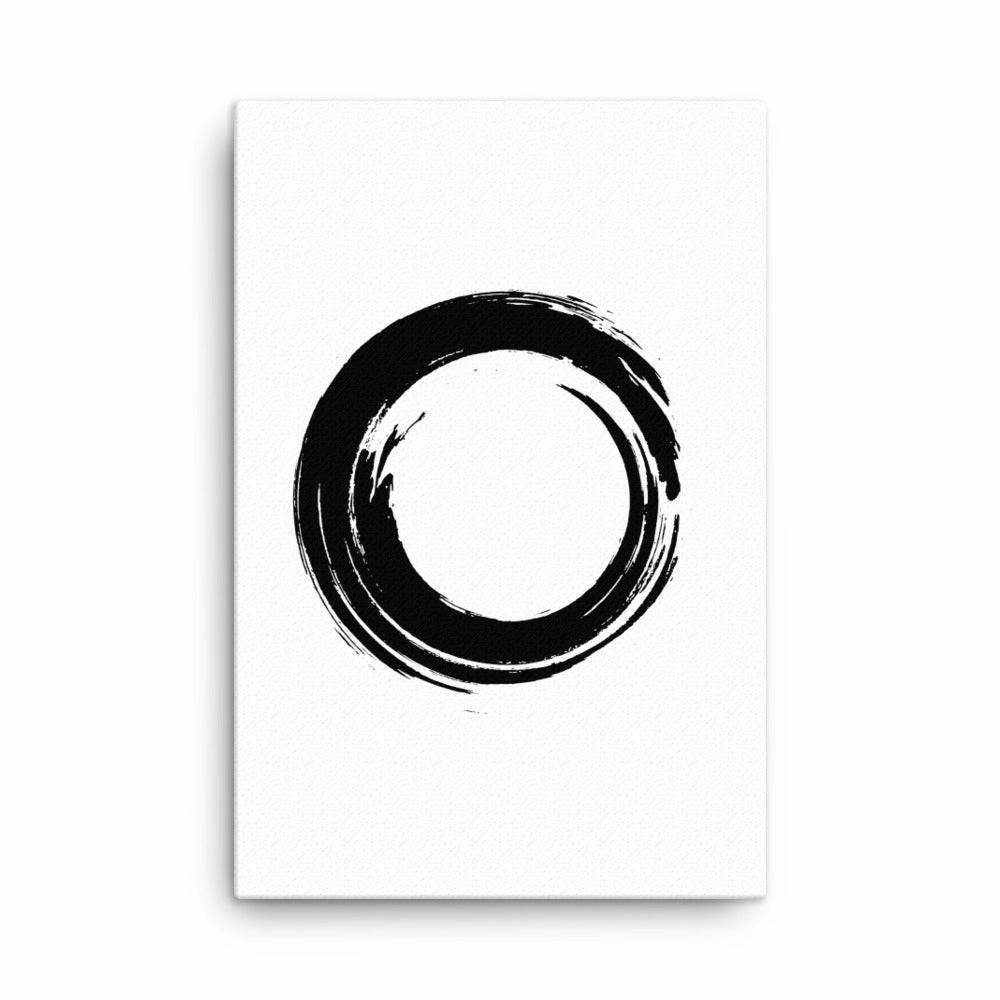 Korean Calligraphy The Circle - Canvas