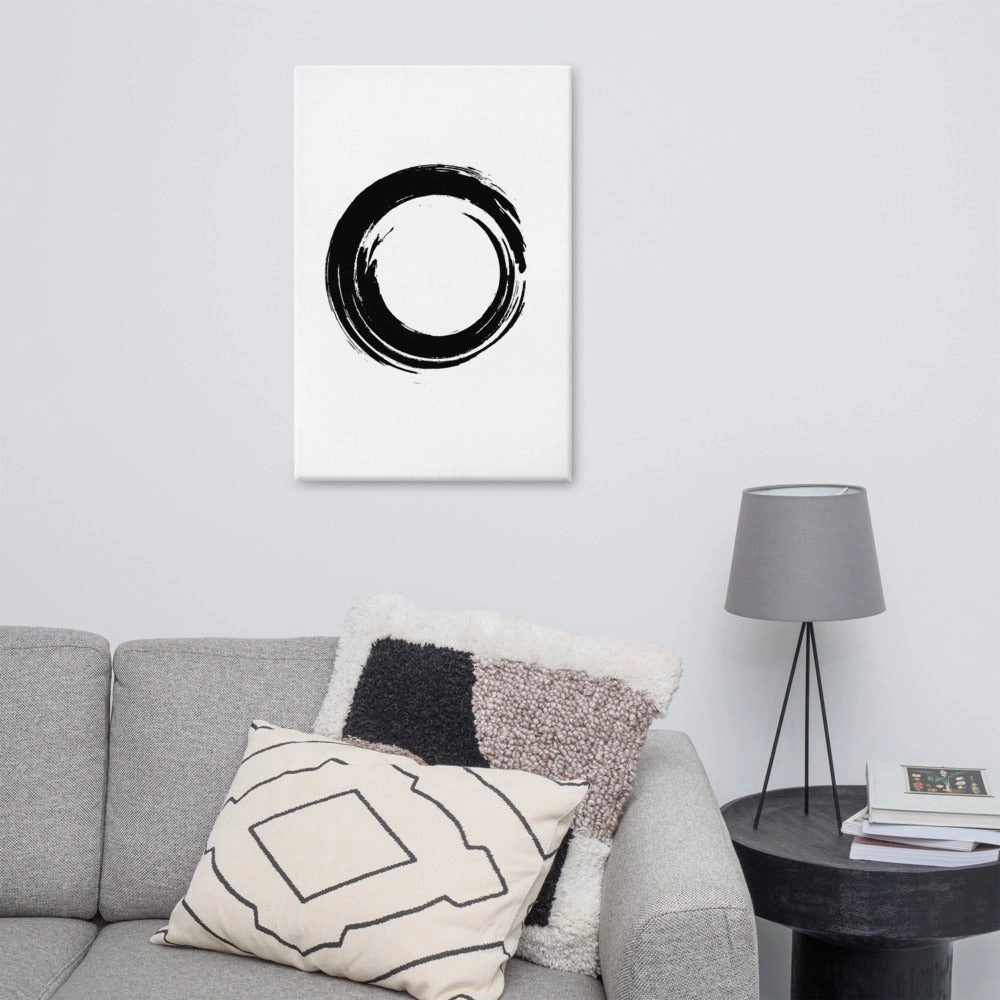 Korean Calligraphy The Circle - Canvas
