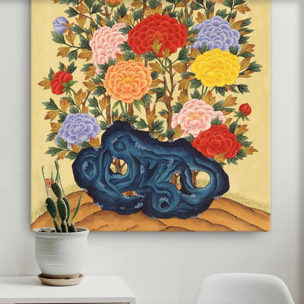 Korean Peonies - Canvas Print