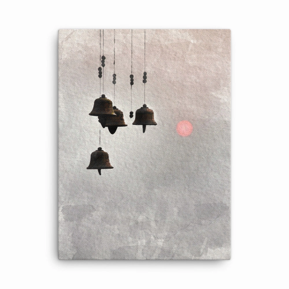 korean wind bells - canvas canvas mural art