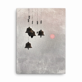 korean wind bells - canvas canvas mural art