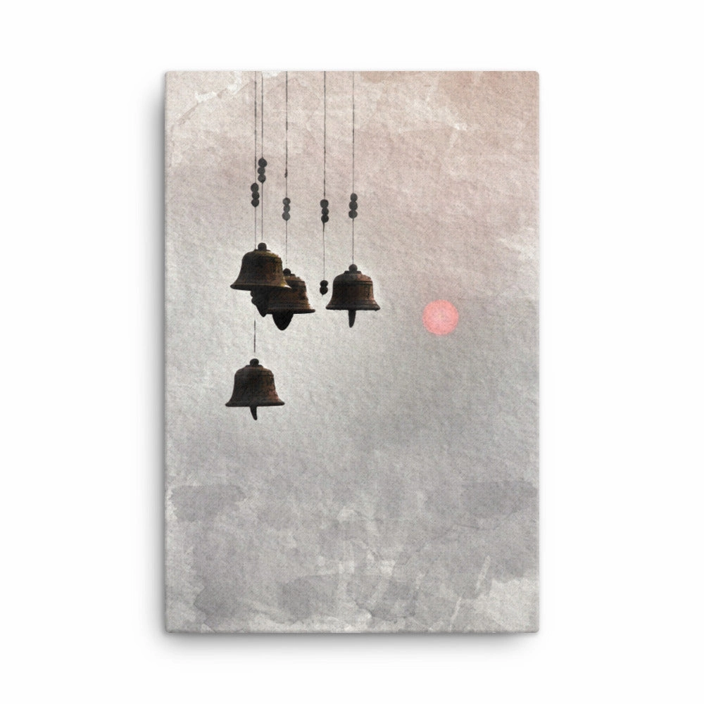 korean wind bells - canvas
